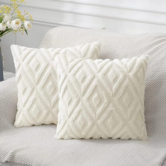 Other - NWT! Simply chic set of 2 pillowcases cover luxury soft minimalist farmhouse
